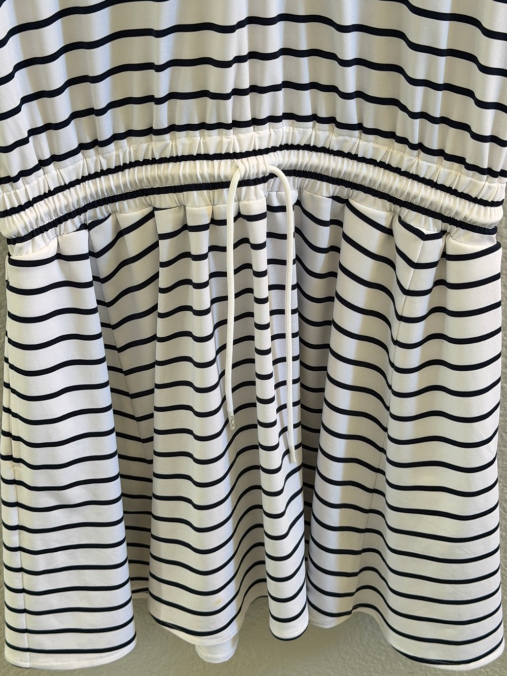 Ralph Lauren RLX Striped Polo Golf Mini Dress NWOT White Navy Small - Picture 6 of 8